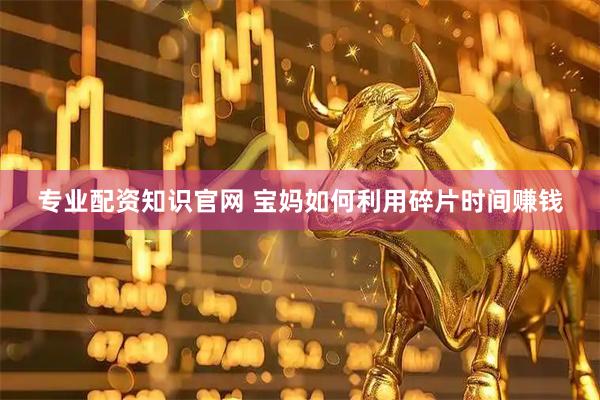 专业配资知识官网 宝妈如何利用碎片时间赚钱